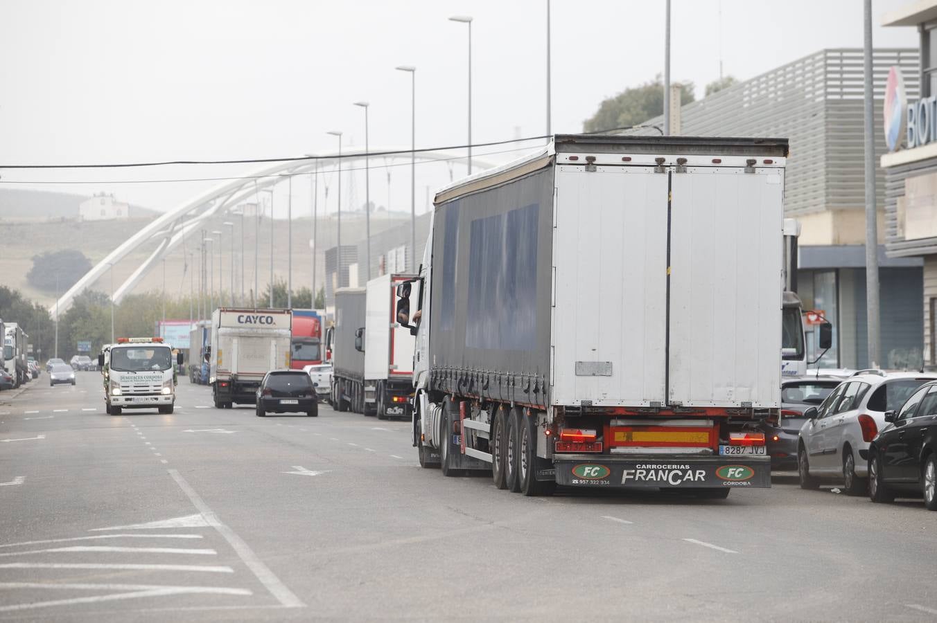 Paro del transporte en Córdoba, imágenes de un arranque sin incidencias