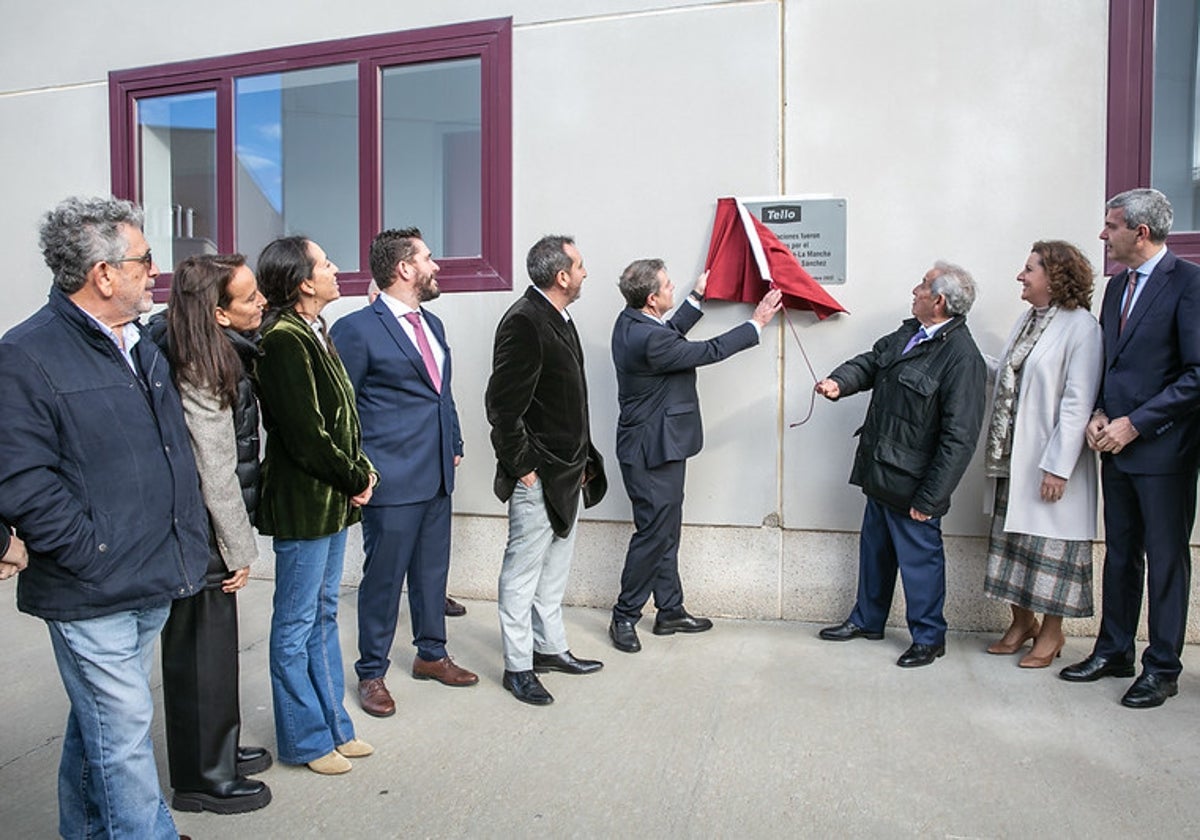 Emiliano García-Page, durante la inauguración de las nuevas instalaciones