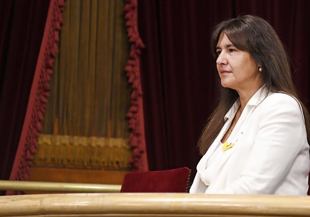 La expresidenta del Parlament Laura Borràs