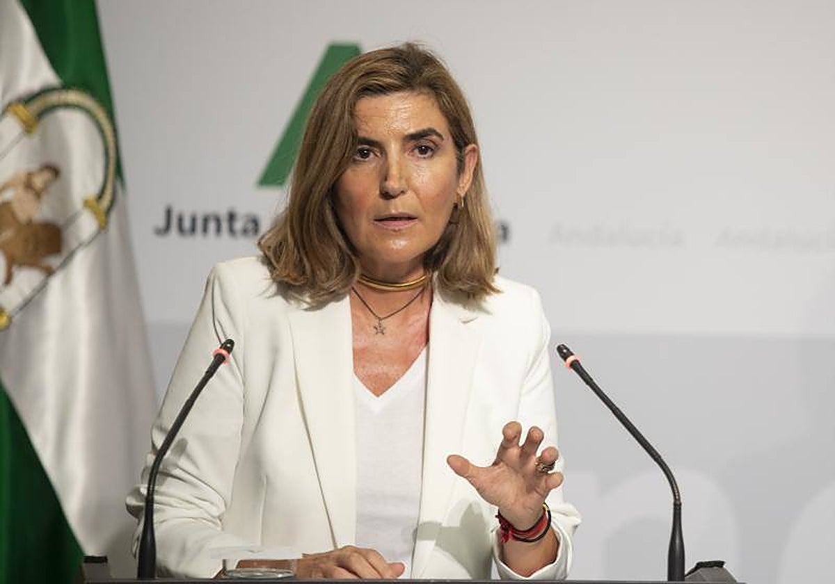 Rocío Blanco, tras un consejo de gobierno de la Junta