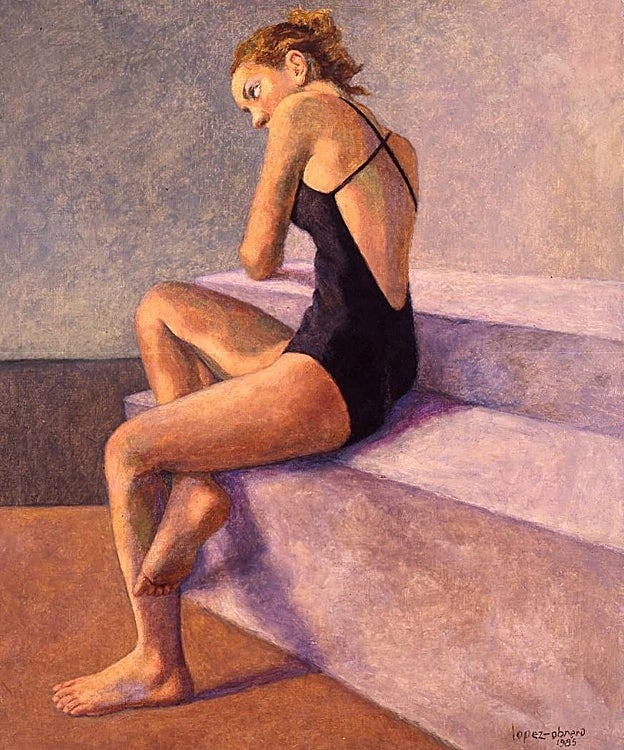 'La bañista', una obra de la década de 1980