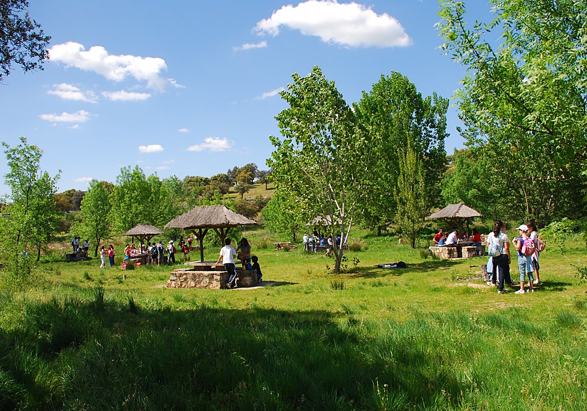Equipamiento de uso público en el parque de Cardeña y Montoro