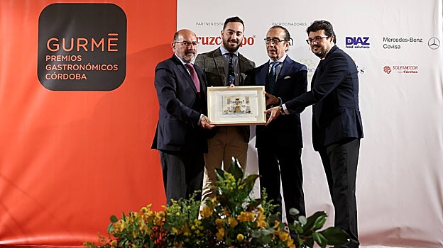 Un momento de la entrega de premios