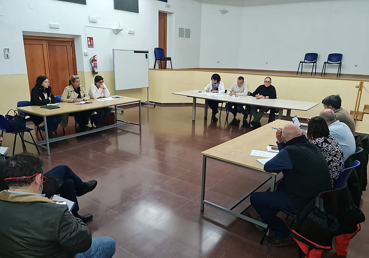 Un momento de la reunión de