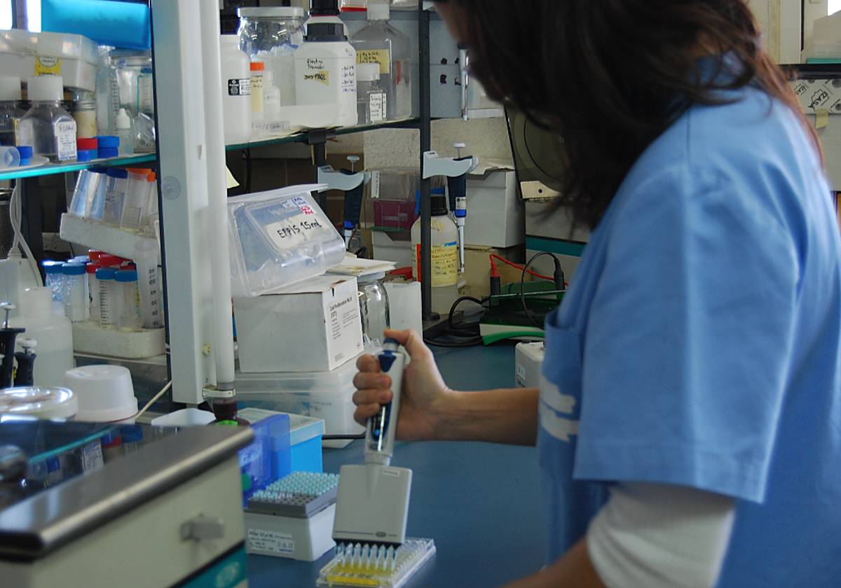 Laboratorio de investigación del SCS en foto de archivo