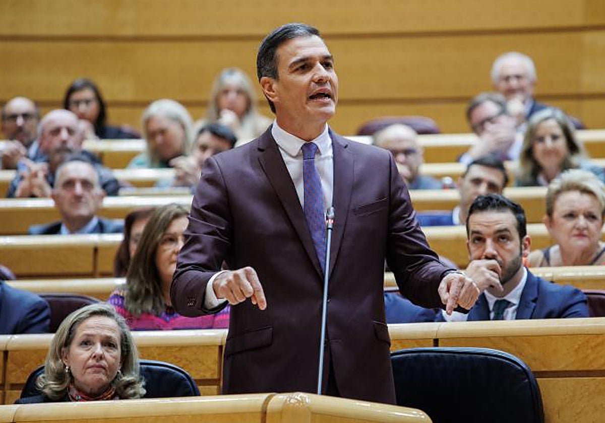 El presidente del Gobierno, Pedro Sánchez