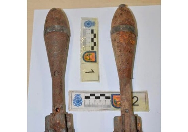 Encuentran dos granadas de mortero en una vivienda de Astorga