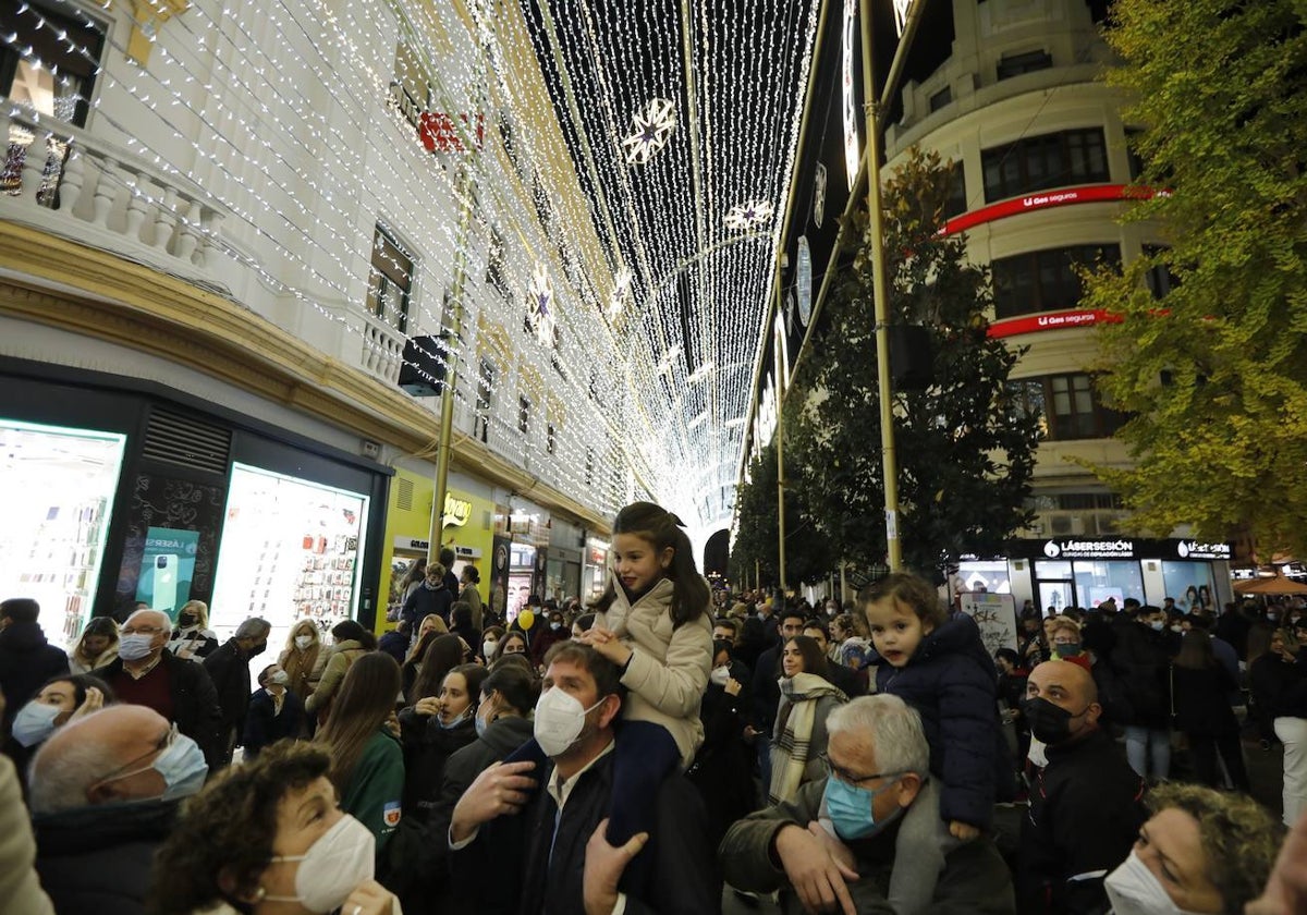 El espectáculo de luz y sonido en Cruz Conde el año pasado