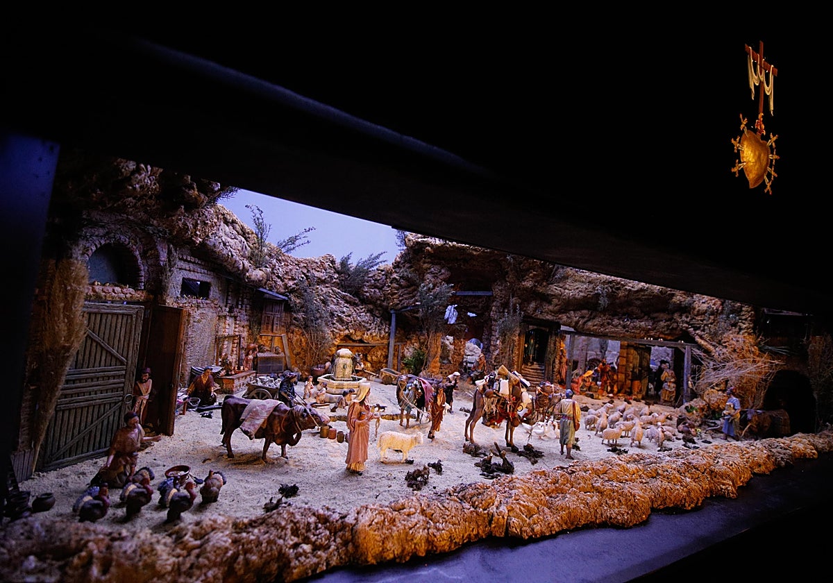 Uno de los Belenes premiados en el Concurso de Cajasur en Córdoba en 2021