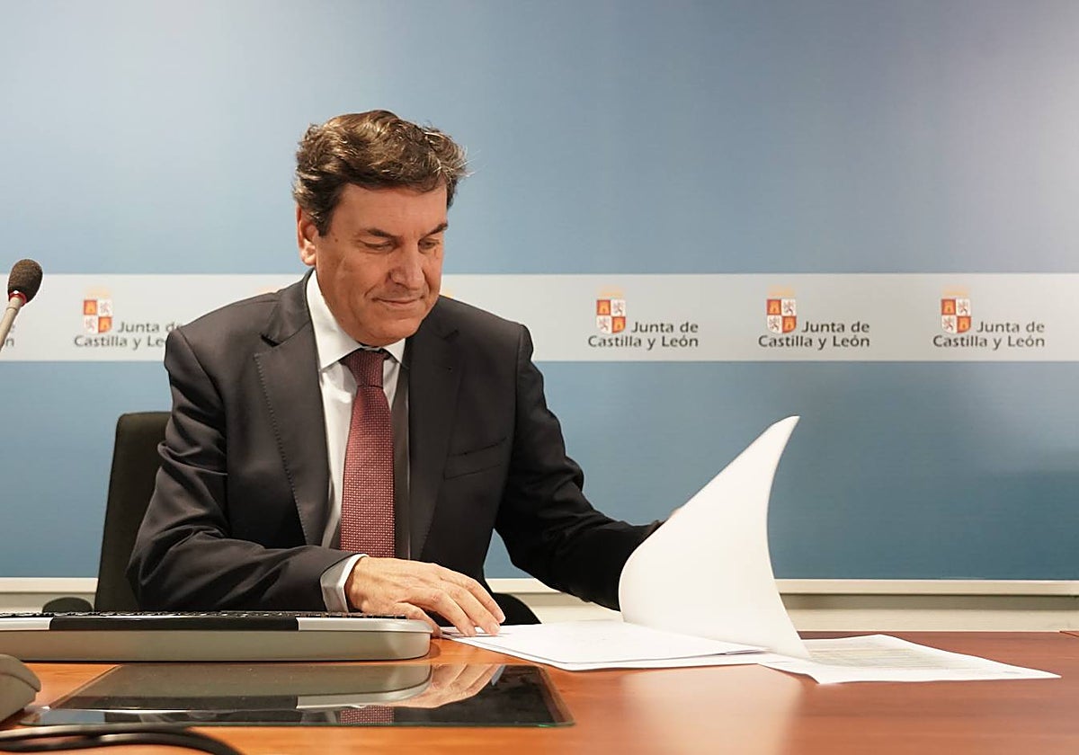 Carriedo, durante la presentación de la contabilidad trimestral