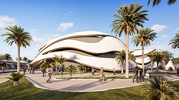 Recreación de la ciudad de cine 'Dreamland' en Fuerteventura