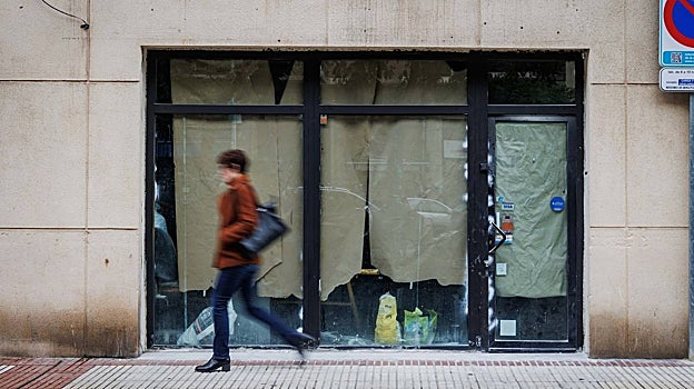 Uno de los locales en los que tienen domiciliada una sociedad y que los ha denunciado