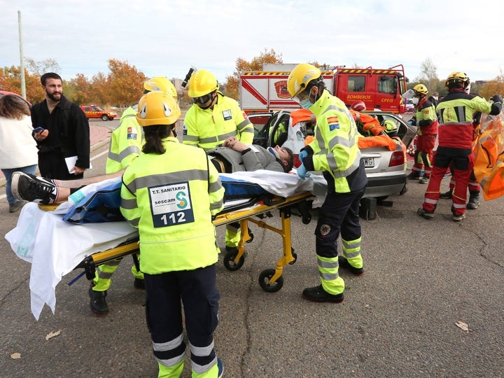 Simulacro en Toledo ante un posible riesgo radiológico