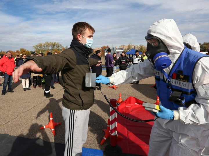 Simulacro en Toledo ante un posible riesgo radiológico