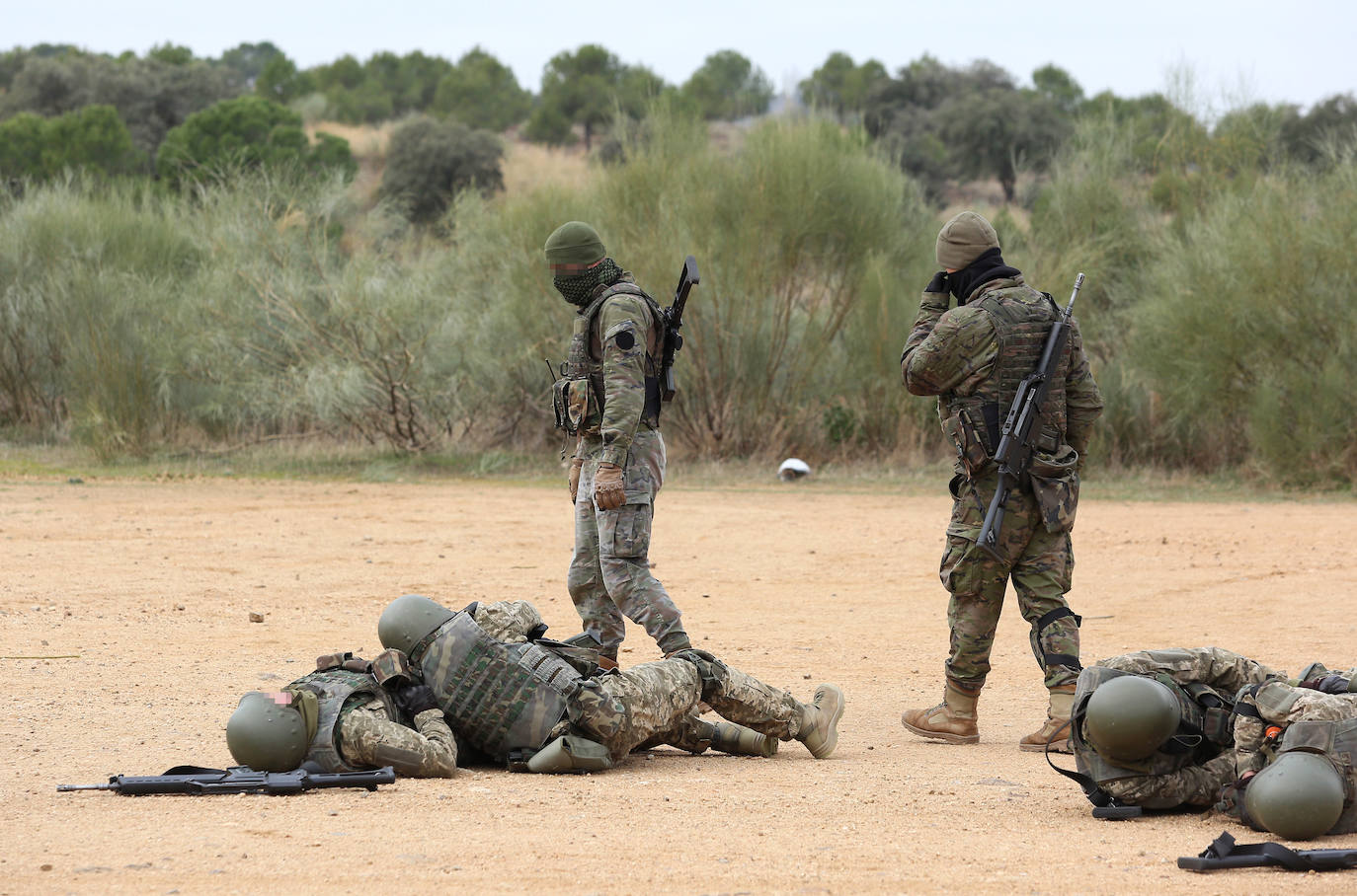 El adiestramiento en Toledo de los soldados ucranianos, en imágenes
