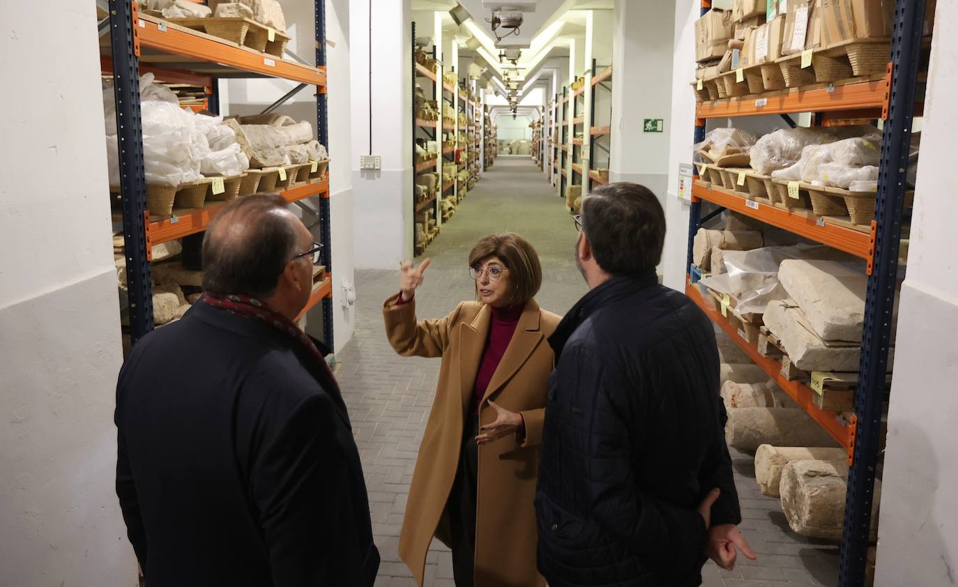 Las primeras imágenes del almacén arqueológico del Silo en Córdoba