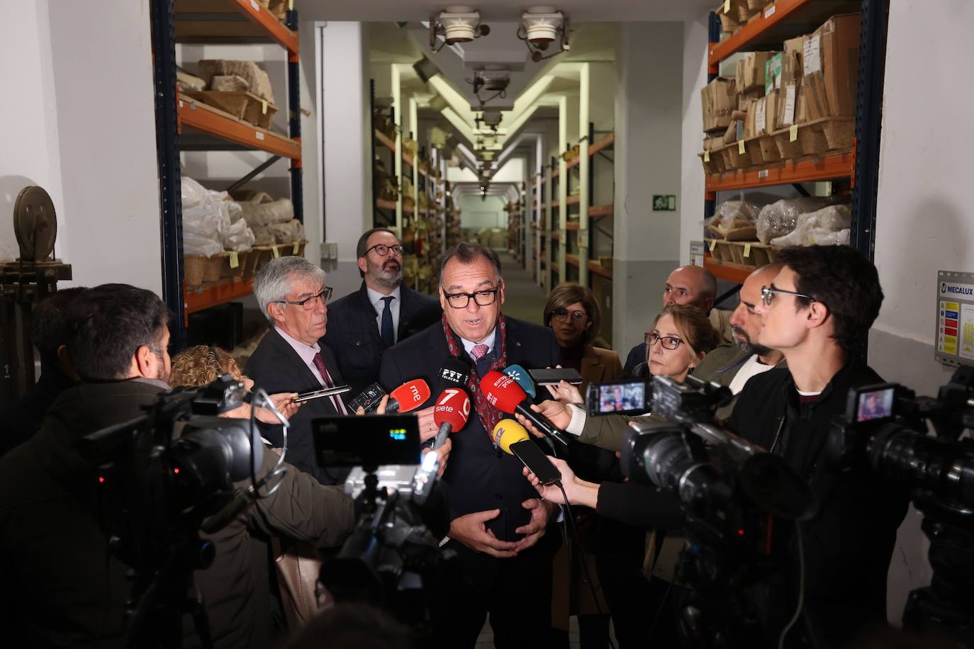 Las primeras imágenes del almacén arqueológico del Silo en Córdoba