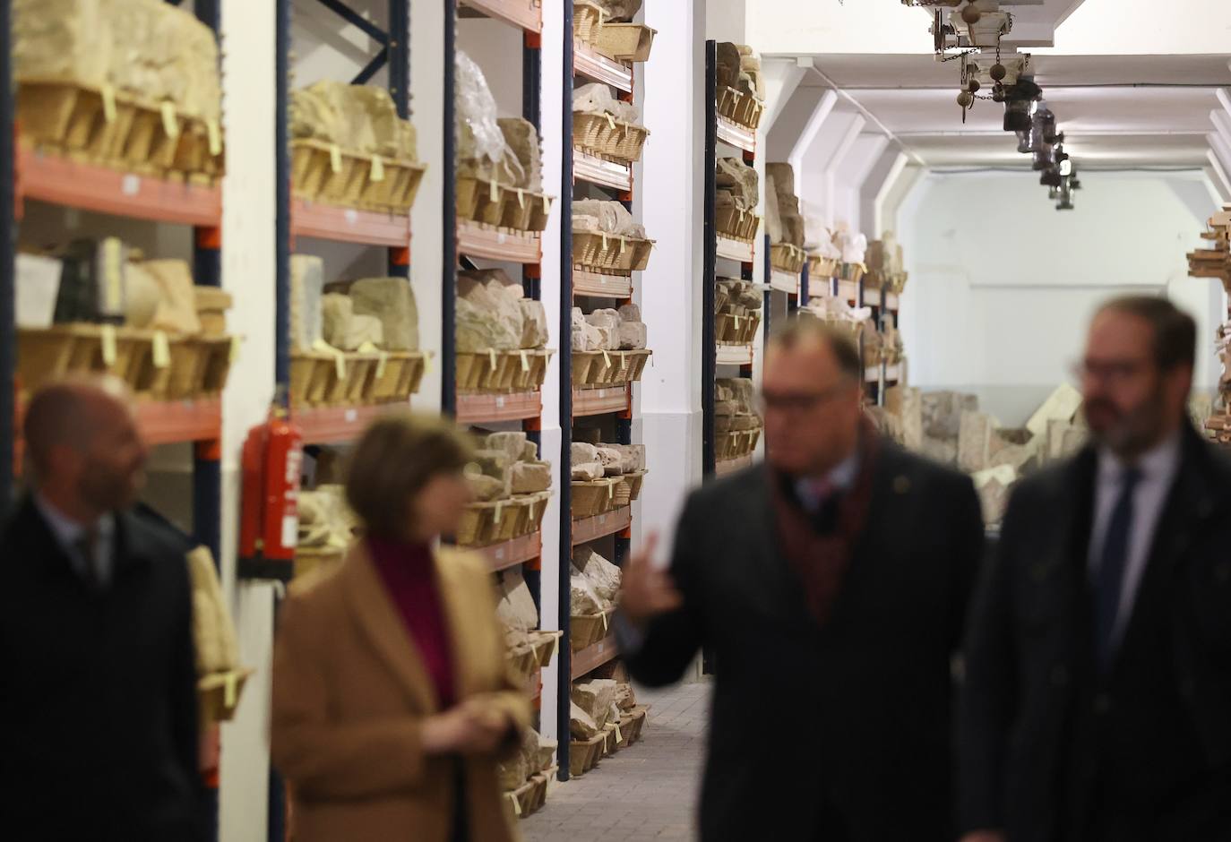 Las primeras imágenes del almacén arqueológico del Silo en Córdoba