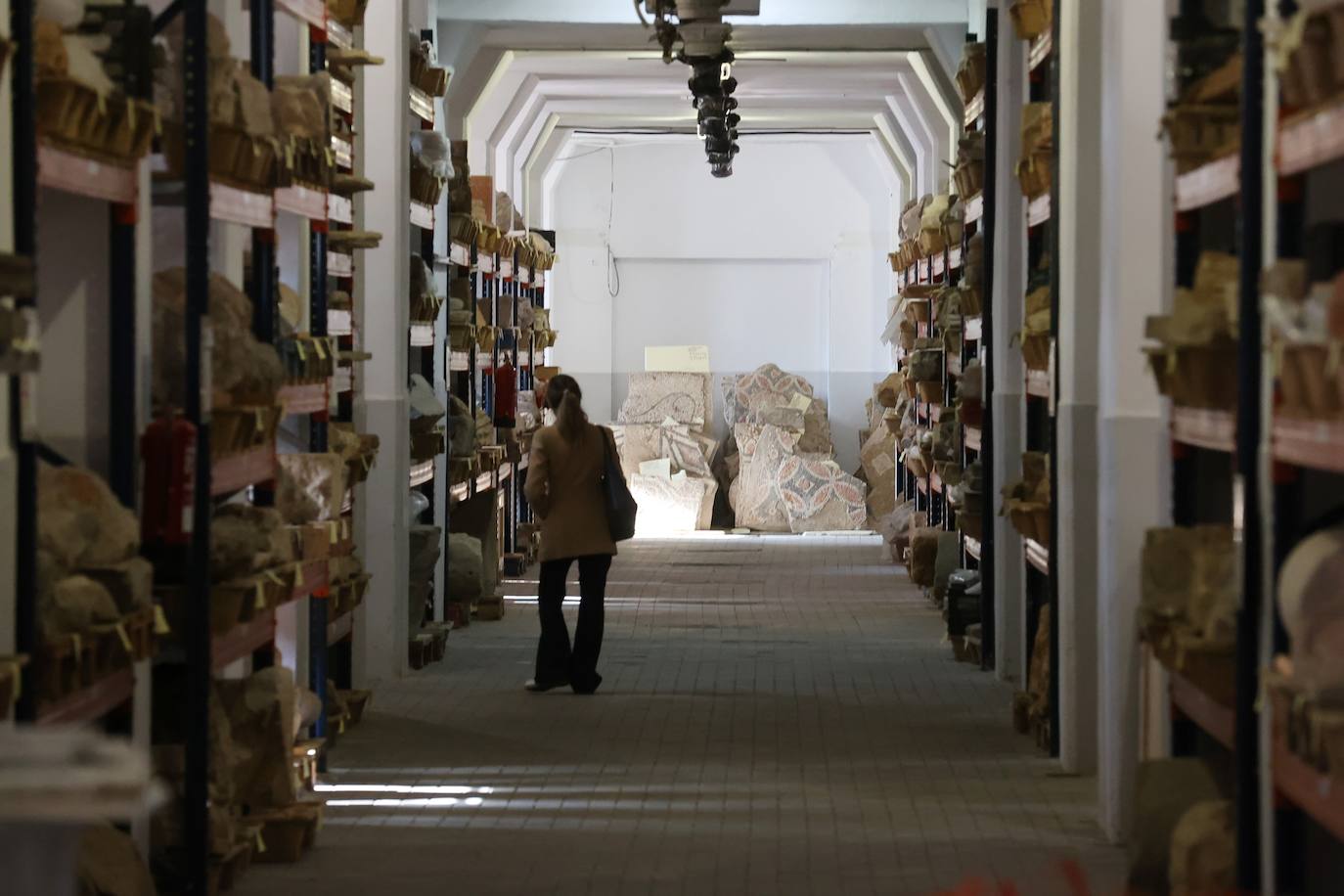 Las primeras imágenes del almacén arqueológico del Silo en Córdoba