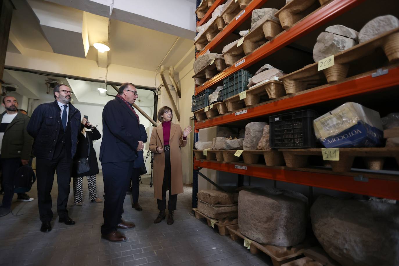 Las primeras imágenes del almacén arqueológico del Silo en Córdoba