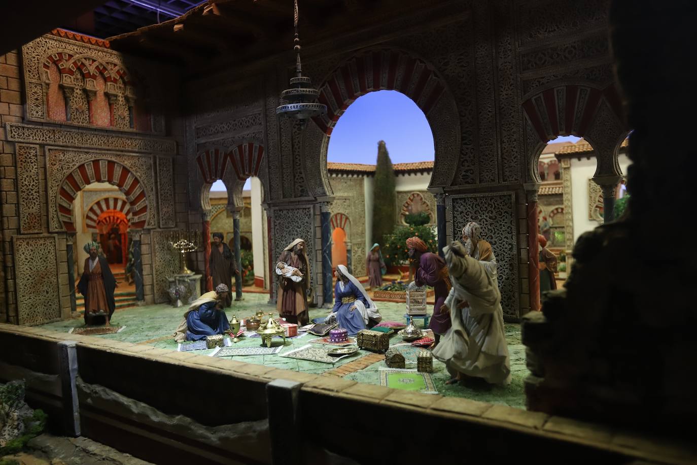El Belén inspirado en Medina Azahara de la Fundación Cajasol en Córdoba, en imágenes