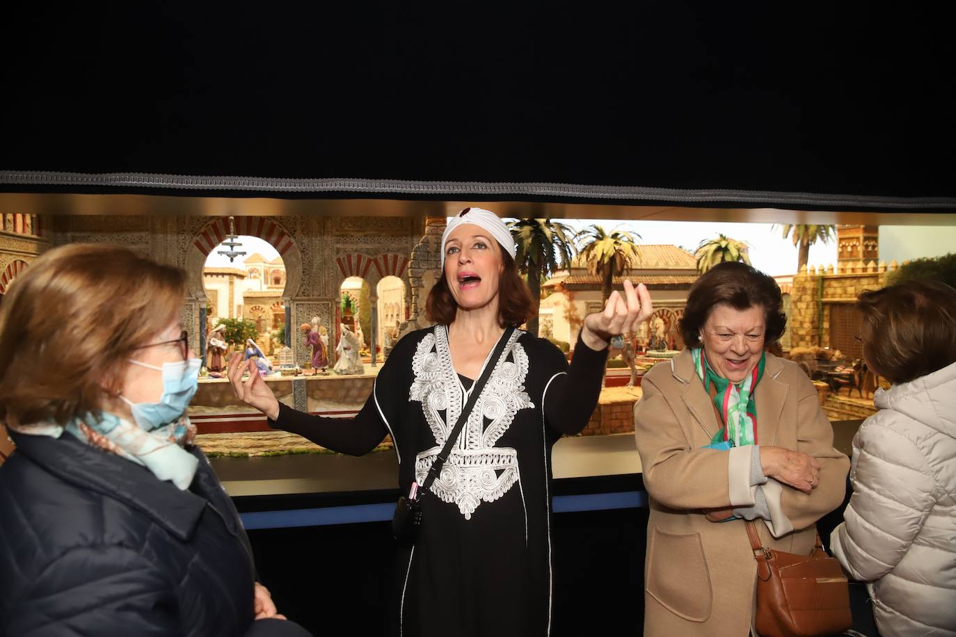 El Belén inspirado en Medina Azahara de la Fundación Cajasol en Córdoba, en imágenes