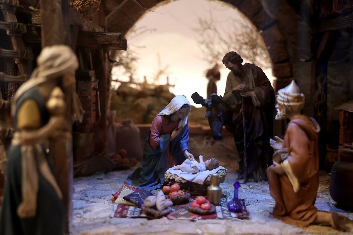 Los Nacimientos participantes en el XLI Concurso de Belenes de Cajasur, en imágenes