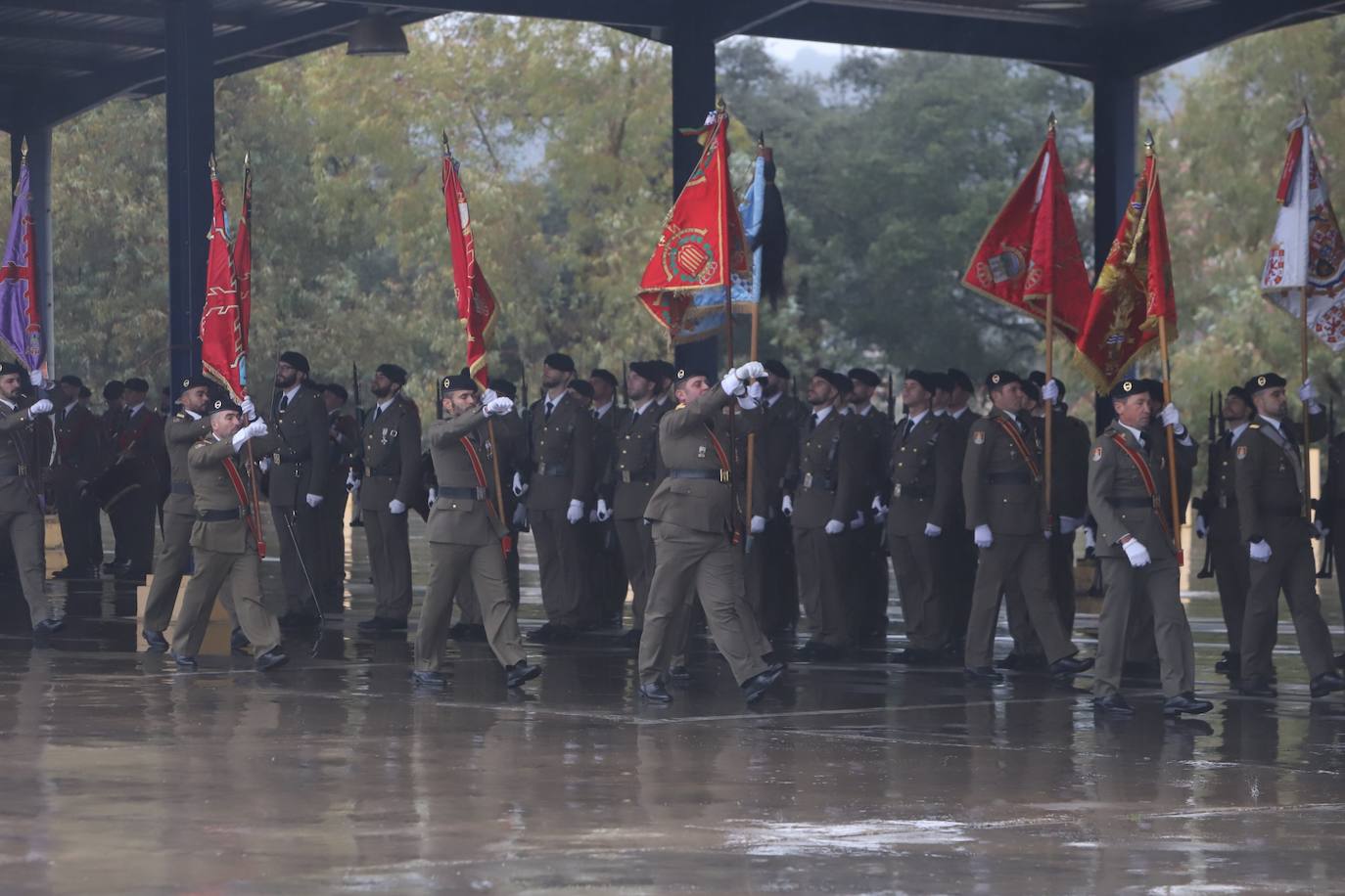 En imágenes, el solemne desfile militar de la BRI X de Córdoba por la Inmaculada