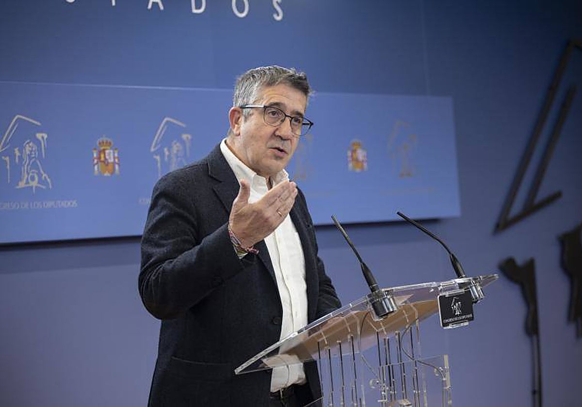 Patxi López, en el Congreso