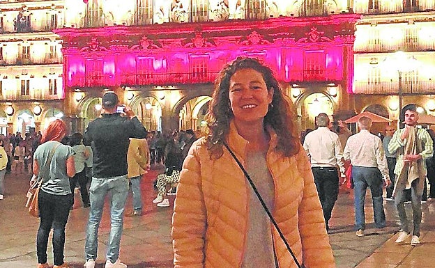 La argentina María Pia Álvarez, en Salamanca