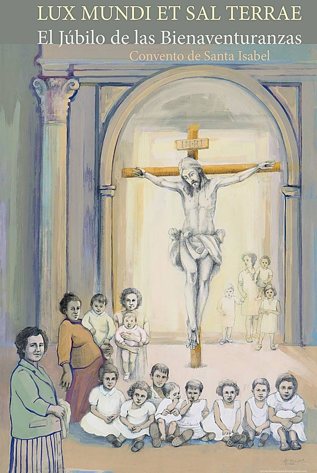 Cartel realizado por Pilar Rodríguez Romero para el aniversario del Cristo de la Misericordia de Santa Isabel