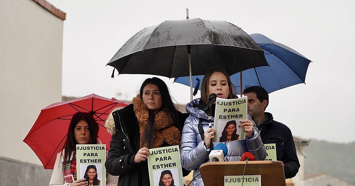 Concentración en Traspinedo (Valladolid) en memoria de Esther López
