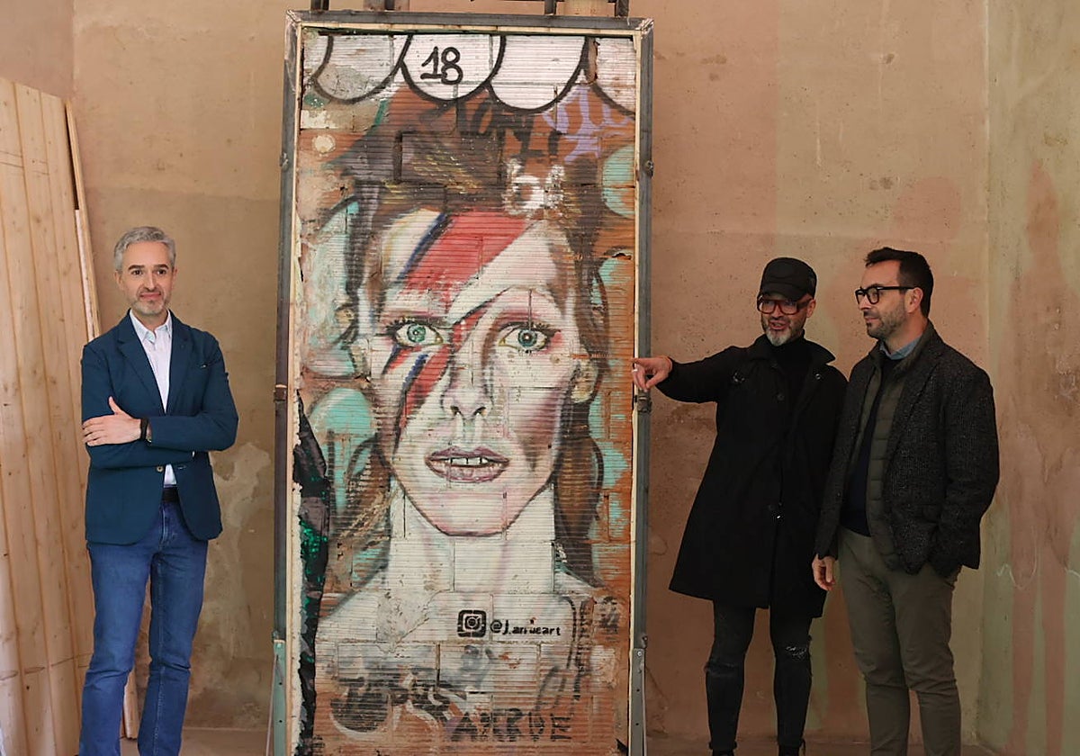 El primer grafiti indultado en España ya se exhibe en Valencia