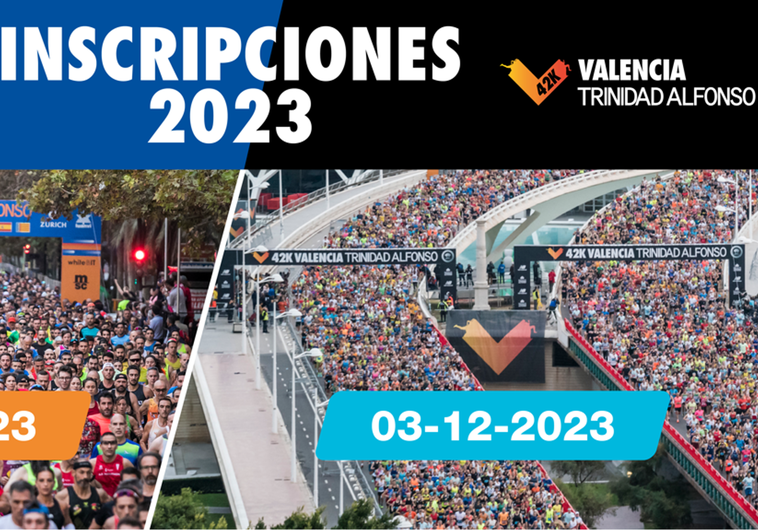 Medio y Maratón Valencia abren inscripciones para sus ediciones de 2023