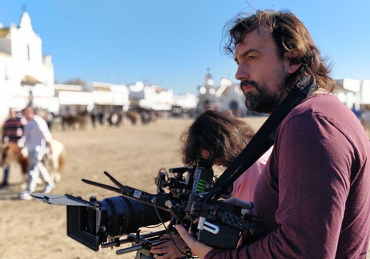 Isaki Lacuesta, durante un rodaje