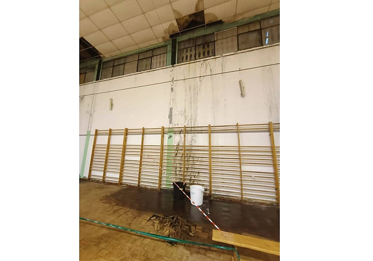 Estado de la cubierta y las goteras