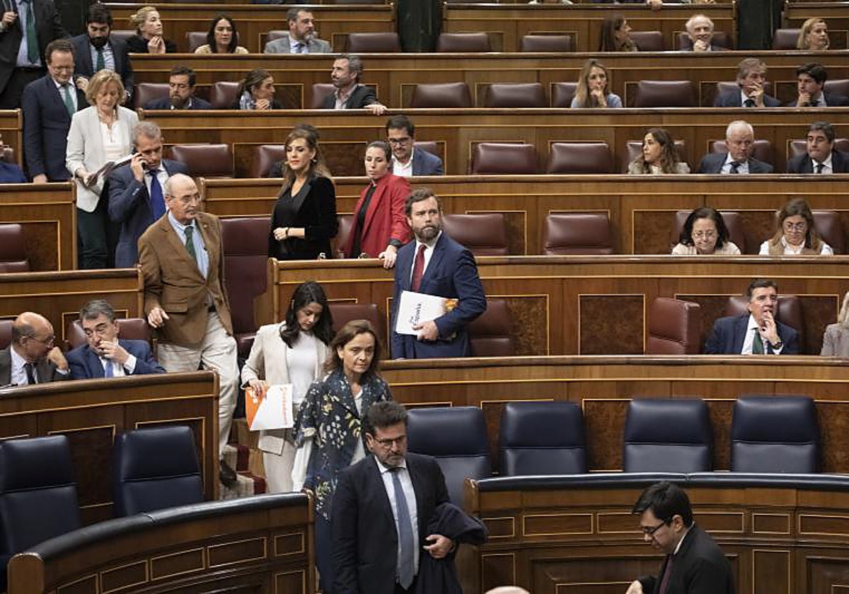 El Congreso de los Diputados ayer, tras votar la reforma