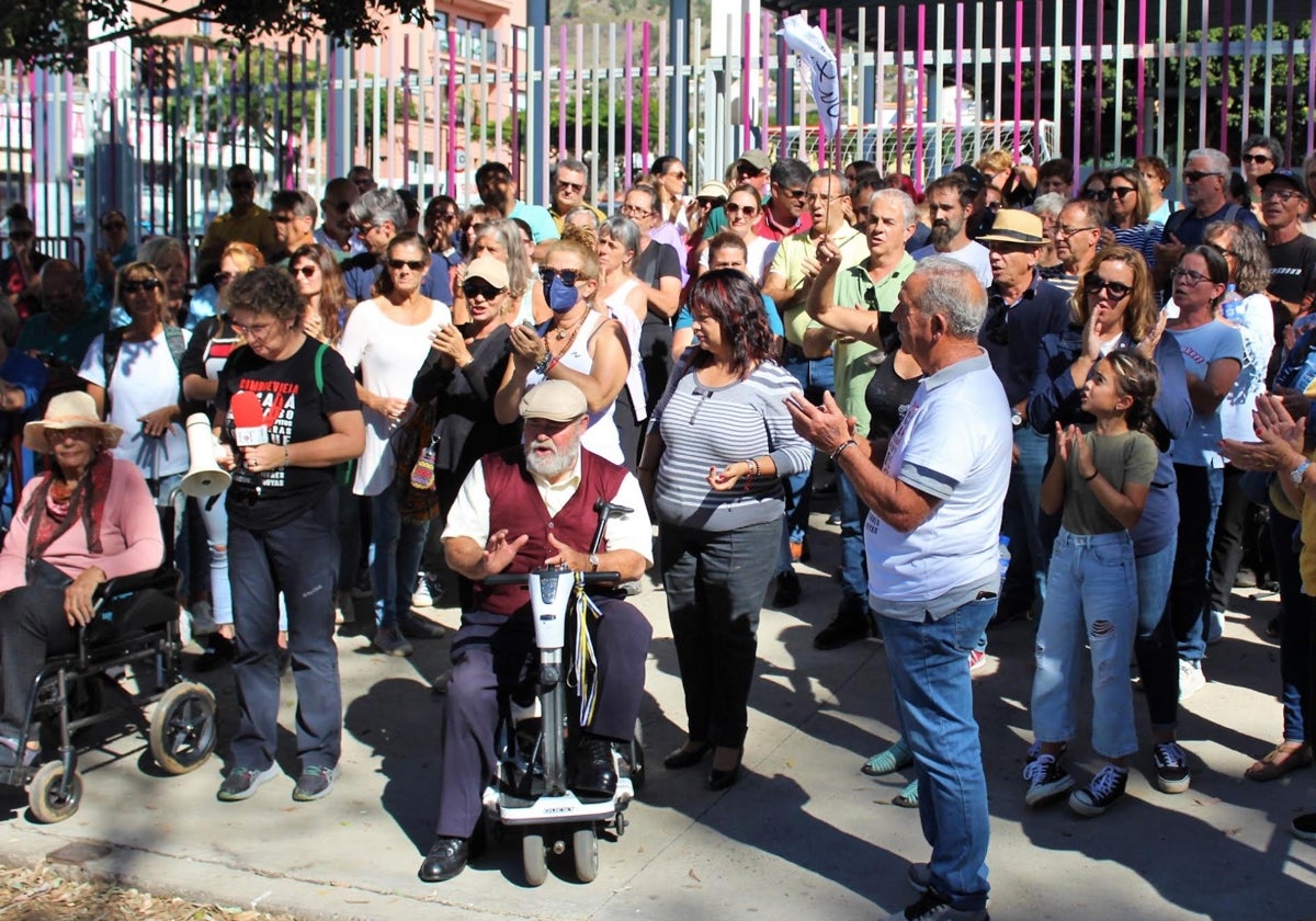 Concentración de la plataforma en Los Llanos de Aridane