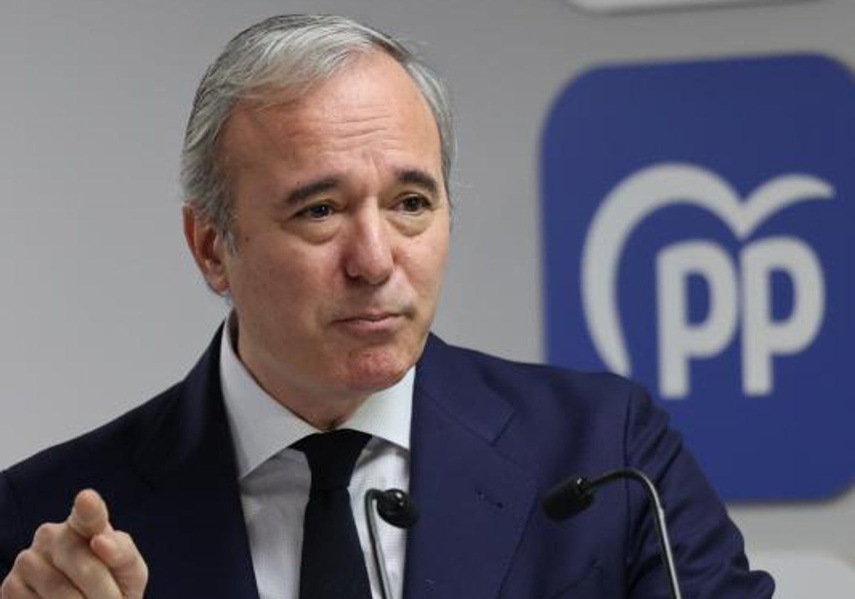 El alcalde Azcón, líder regional del PP y candidato autonómico