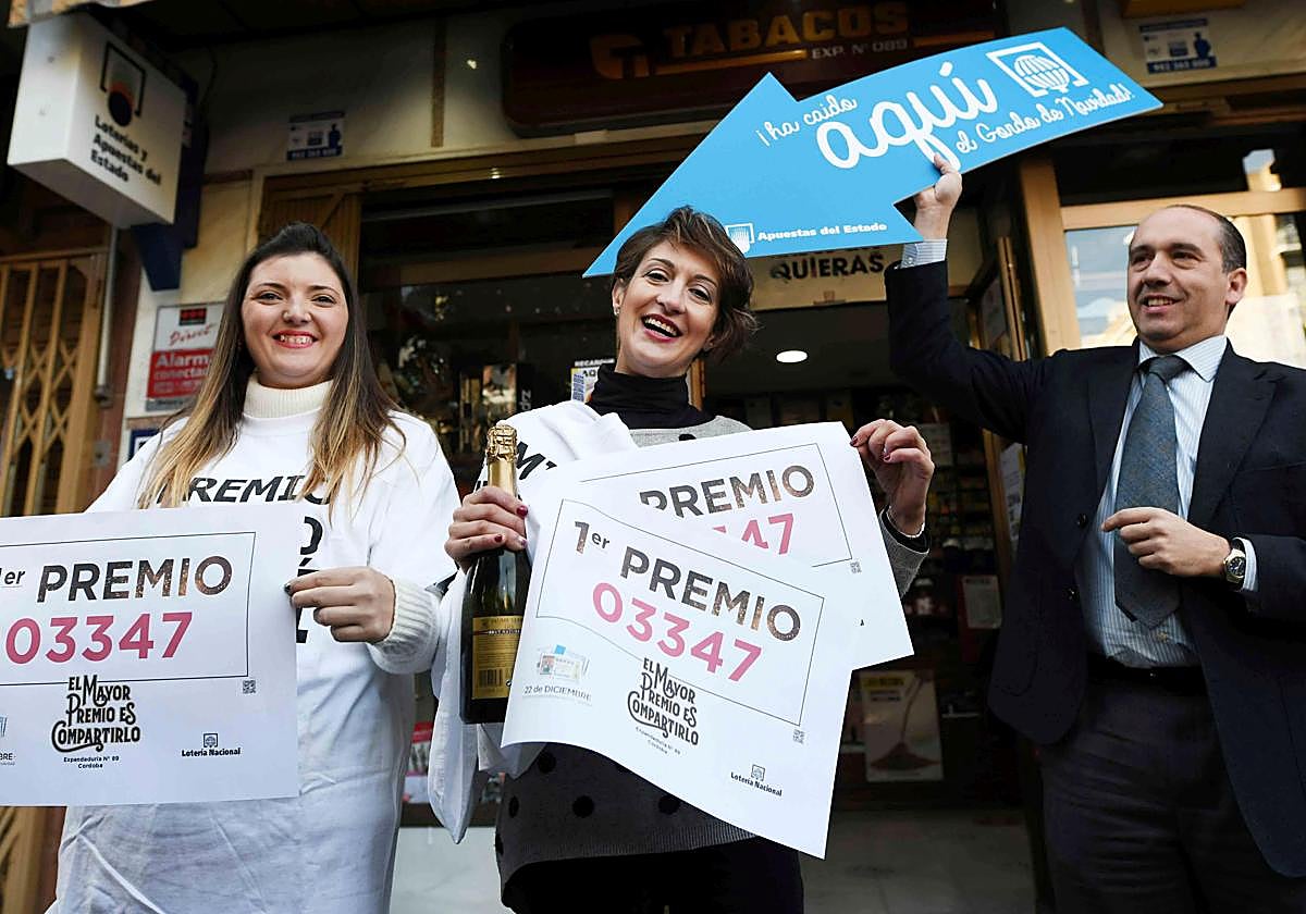 La administración de avenida de Barcelona donde en 2018 se vendió el Gordo de Navidad en Córdoba