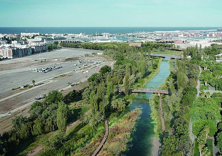 Los cinco proyectos finalistas para el nuevo parque de Desembocadura de Valencia