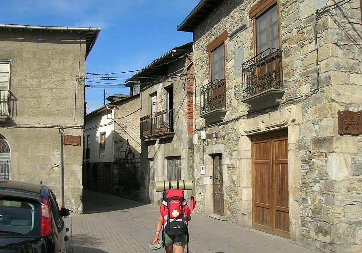 Calles de la localidad berciana de Cacabelos