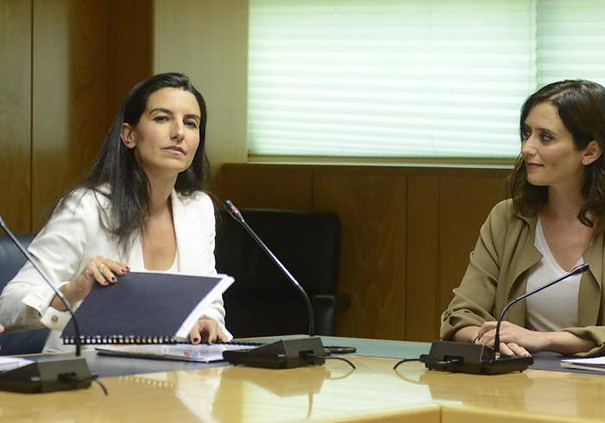 Isabel Díaz Ayuso y Rocío Monasterio