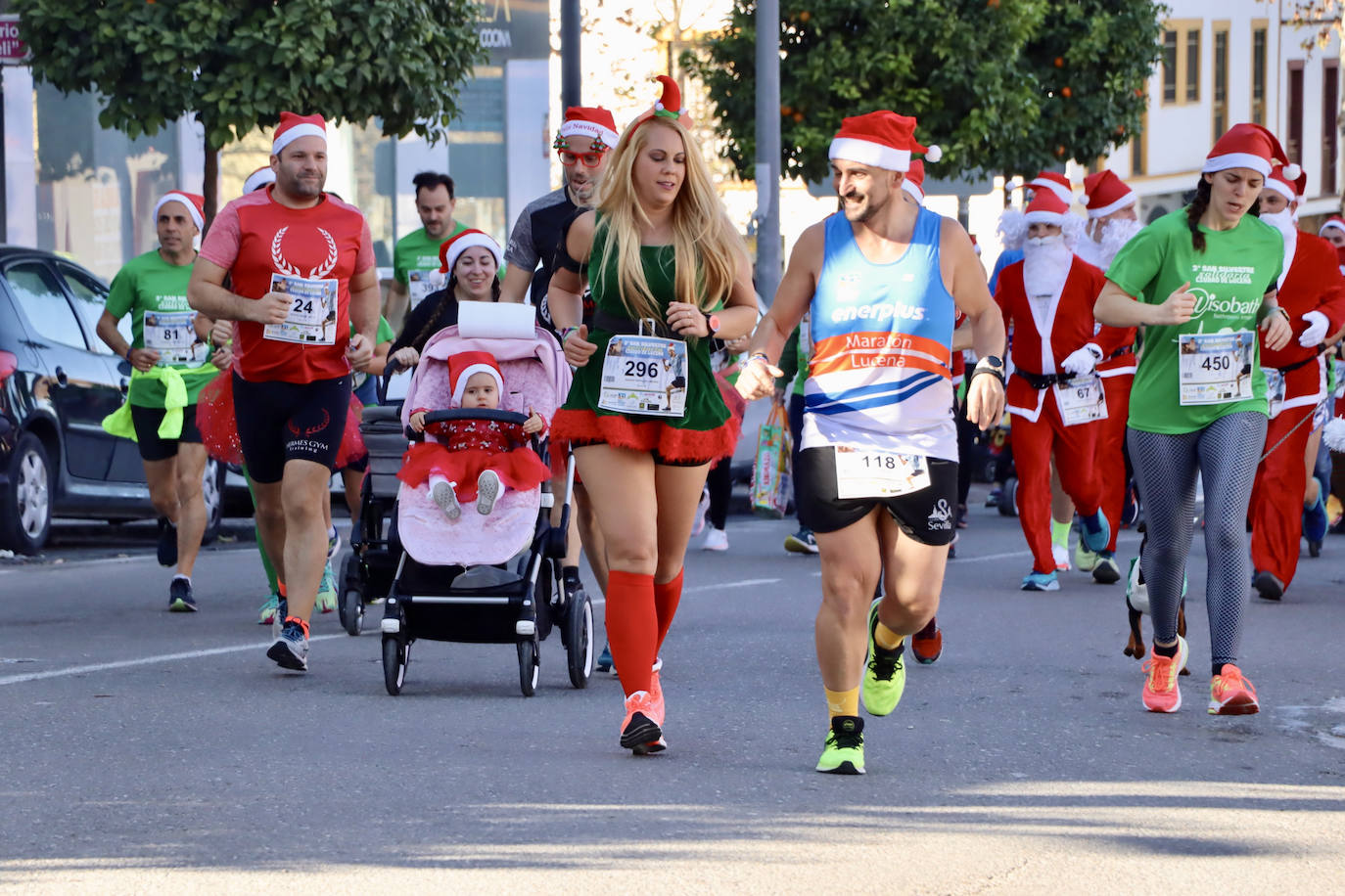 El ambientazo en la San Silvestre de Lucena, en imágenes
