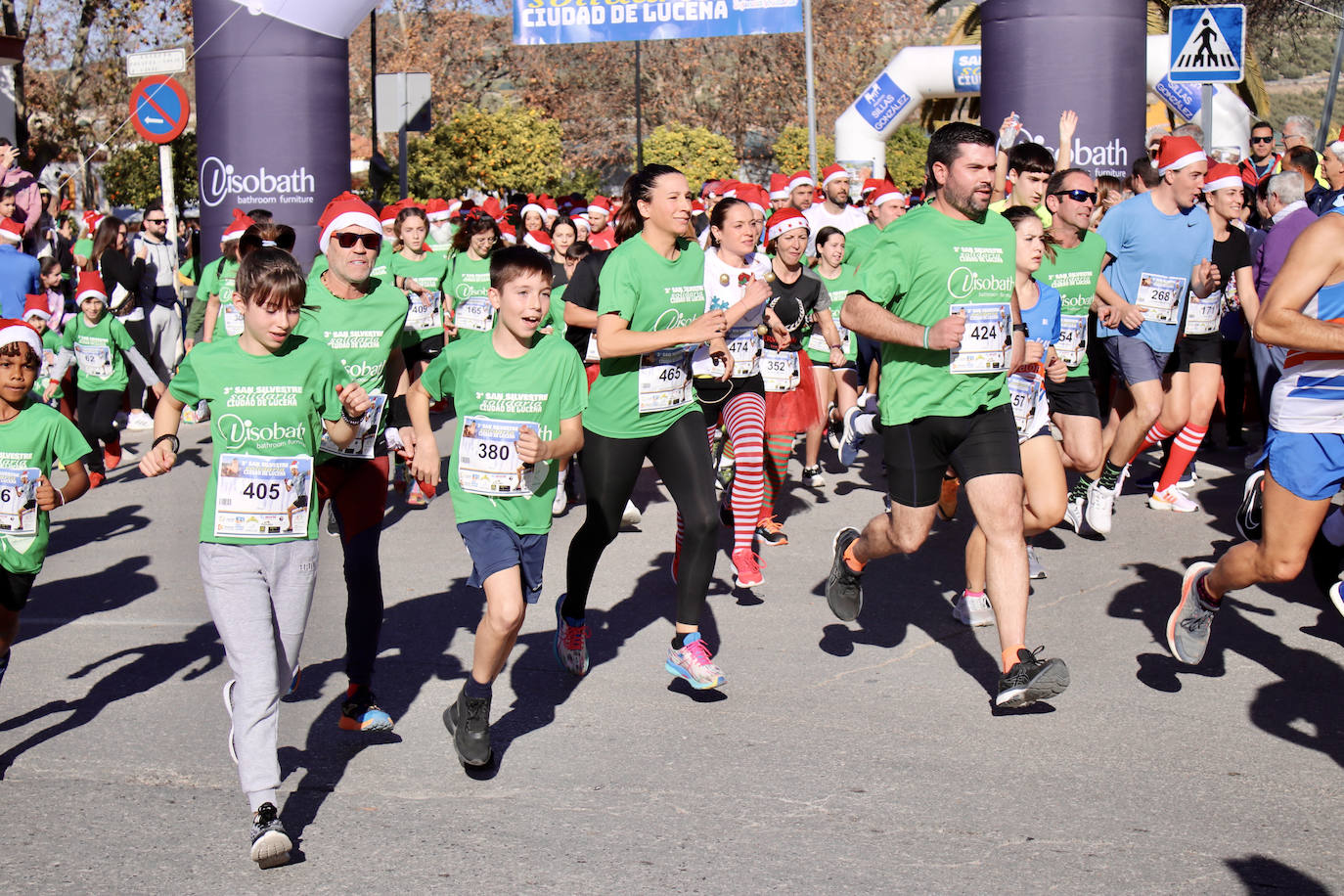 El ambientazo en la San Silvestre de Lucena, en imágenes