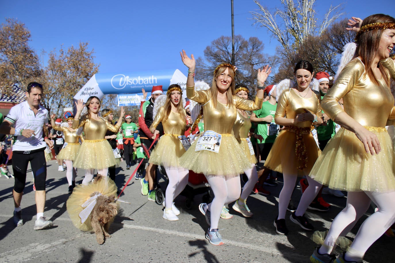 El ambientazo en la San Silvestre de Lucena, en imágenes