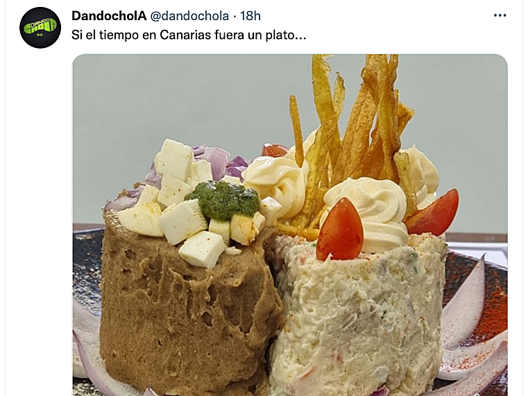 Imagen principal - Memes del tiempo en Canarias
