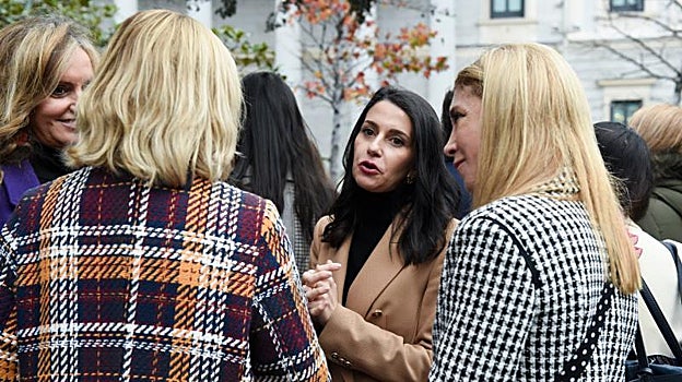 Inés Arrimadas, en la presentación de su candidatura a las primarias de Ciudadanos, hace unos días.