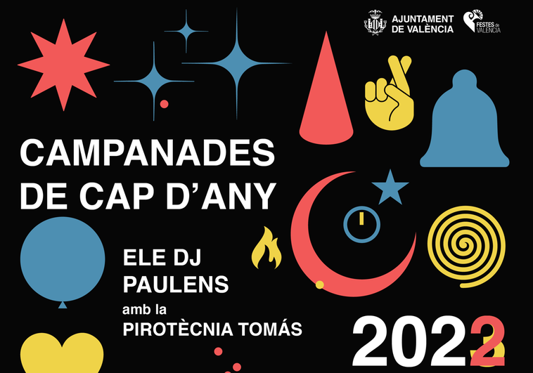 Nochevieja 2022 en Valencia: espectáculo pirotécnico, fiesta y campanadas en la Plaza del Ayuntamiento