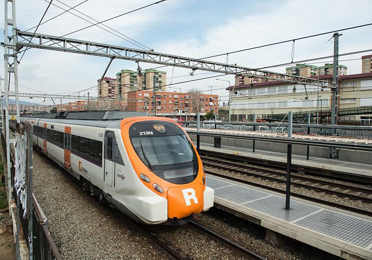 Vías de tren de Cercanías